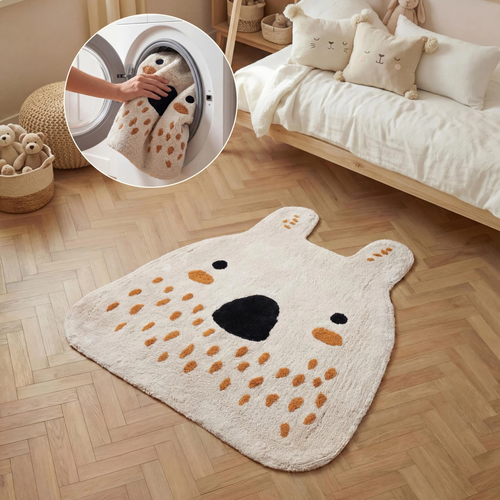 HANSE HOME Kinderteppich Nienchen Bunt Baumwolle