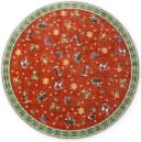 Villeroy & Boch Teppich Toy's Delight Nostalgic Noel Rund Grün/Rot Bild 1