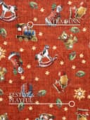 Villeroy & Boch Teppich Toy's Delight Nostalgic Noel Rund Grün/Rot Bild 4