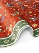 Villeroy & Boch Teppich Toy's Delight Nostalgic Noel Rund Grün/Rot Bild 5