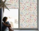Tulup Verdunklungsrollo Bunte Blumen Polyester Bild 5