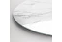 Tulup Wanduhr Glas Marmor Modern Runde Deko Bild 5