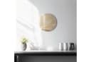 Tulup Wanduhr Glas Abstraktes Licht Modern Weiß Bild 1