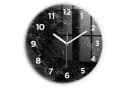 Tulup Wanduhr Glas Dunkel Marmor Runde Deko Bild 2