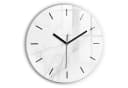 Tulup Dekorative Wanduhr aus Gehärtetem Glas mit Marmoroptik Bild 2