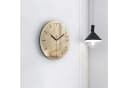 Tulup Wanduhr Glasuhr Abstraktes Licht Schwarz Modern Bild 3