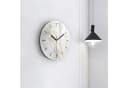Tulup Wanduhr Runde Glasuhr Marmoruhr aus Gehärtetem Glas Bild 3