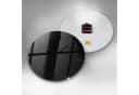 Tulup Moderne Glaswanduhr 30 cm Schwarz Bild 4