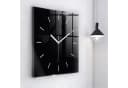 Tulup Modernistische Glaswanduhr Schwarz 60x60cm Bild 3