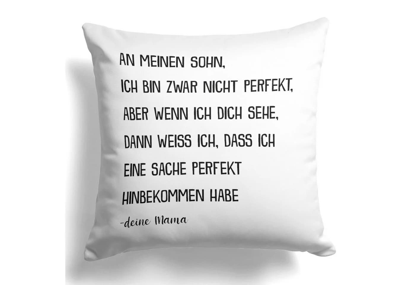 22Feels Dekokissen Sohn Spruch 40x40 cm Polyester - Bild 2
