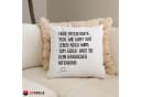 22Feels Dekokissen Patentante Spruch Microfaser 40x40 cm Bild 1