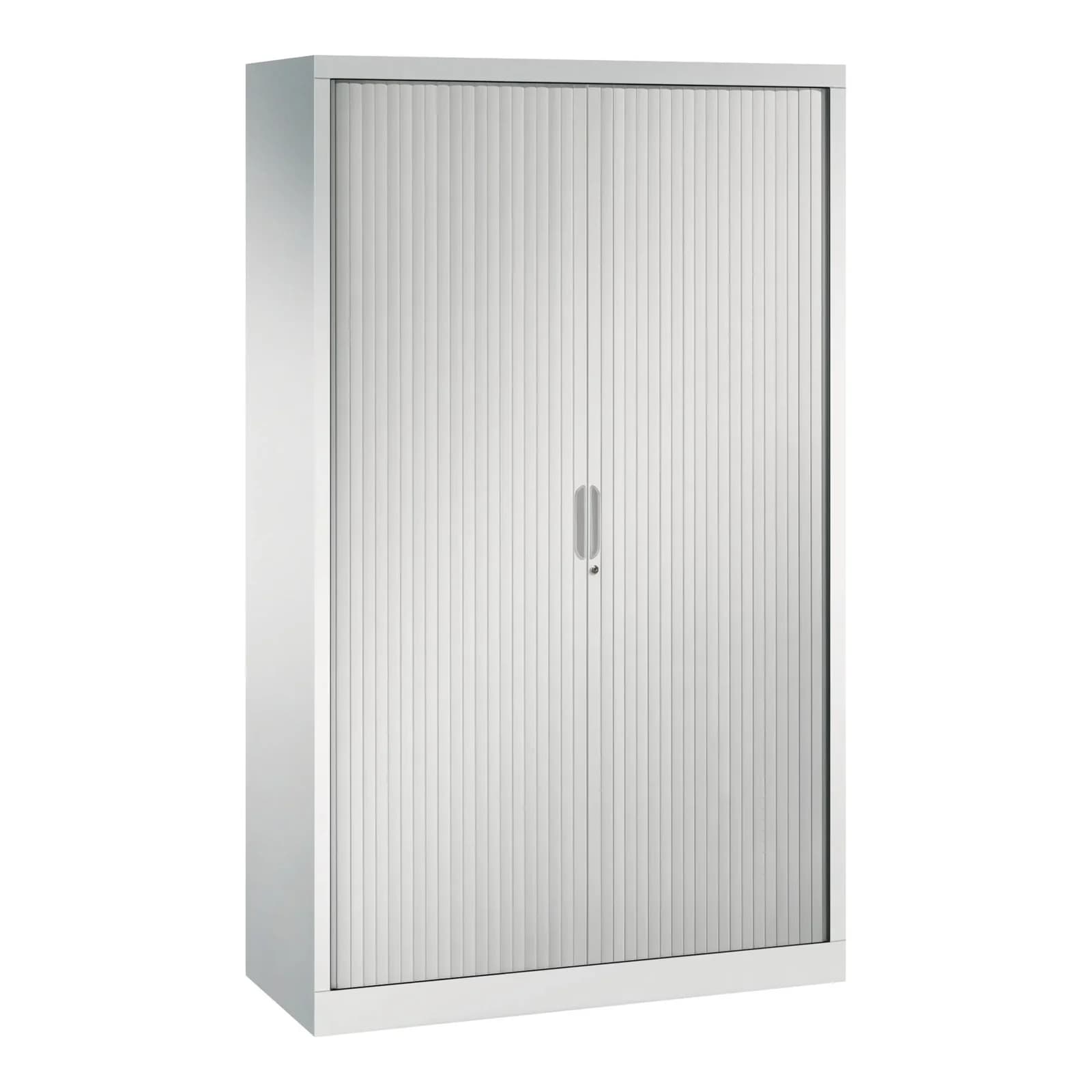 C+P Stahl-Rollladenschrank, 1980x1200x430mm, 7035 ; C + P Möbelsysteme