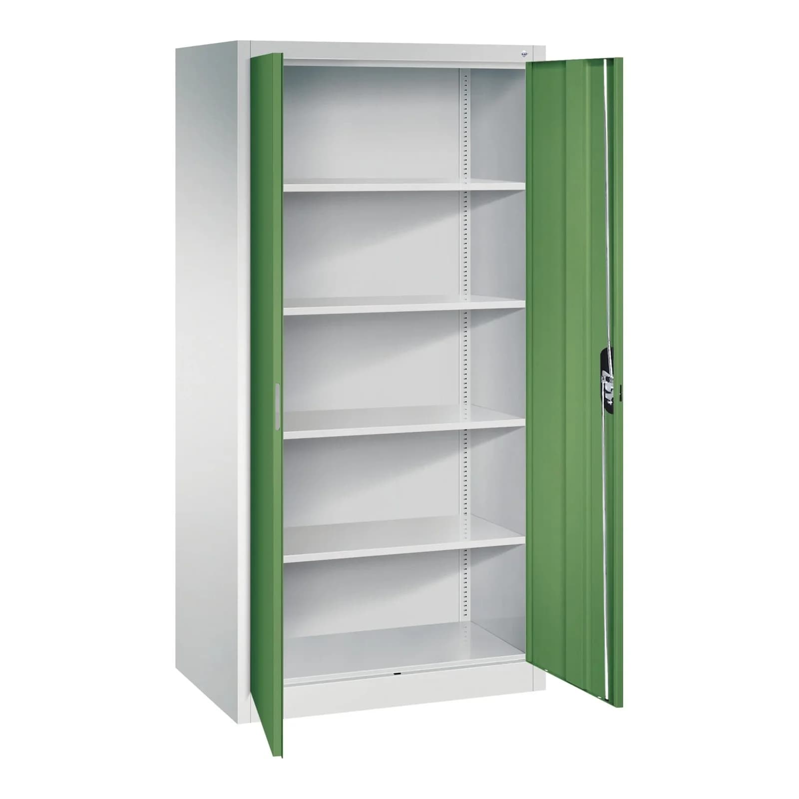 C+P Büroschrank Acurado 1950x930x600mm Resedagrün