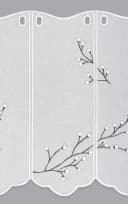 LYSEL® Scheibengardine Alisar Transparent mit Floralem Dekor Bild 3