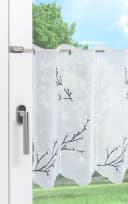 LYSEL® Scheibengardine Alisar Transparent mit Floralem Dekor Bild 4