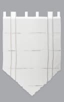 LYSEL® Scheibengardine Tilly Transparent Modernes Wimpel-Design Bild 3
