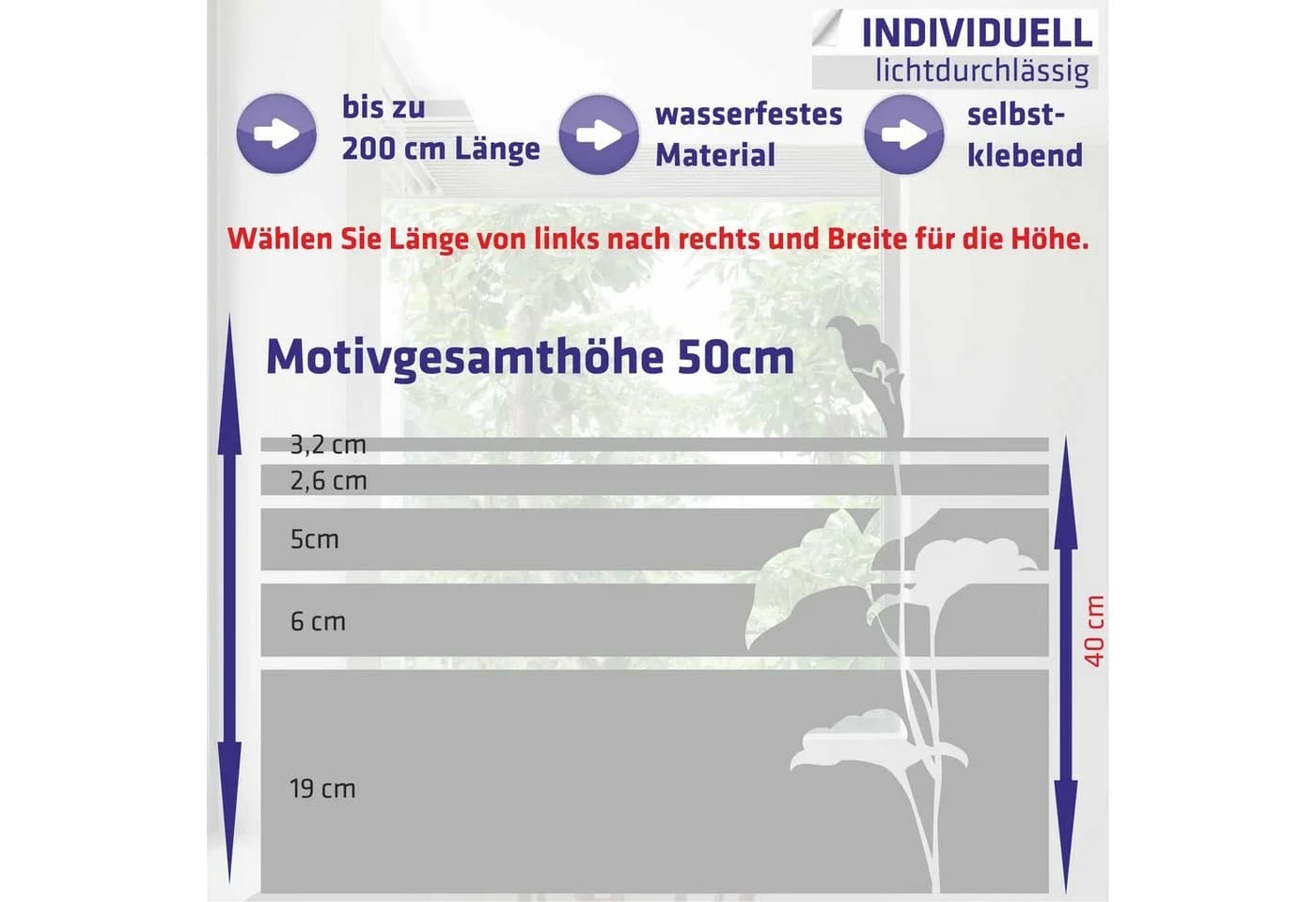 INDIGOS UG Fensterfolie G58 Silber Satiniert Sichtschutz Glasdekor