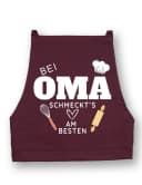 Youth Designz Grillschürze Damen Schürze "Bei Oma schmeckt es am Besten" Print Kochschürze Bild 2
