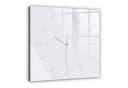 Tulup Glaswanduhr Modern 30x30cm Gehärtetes Glas Weiß Bild 2