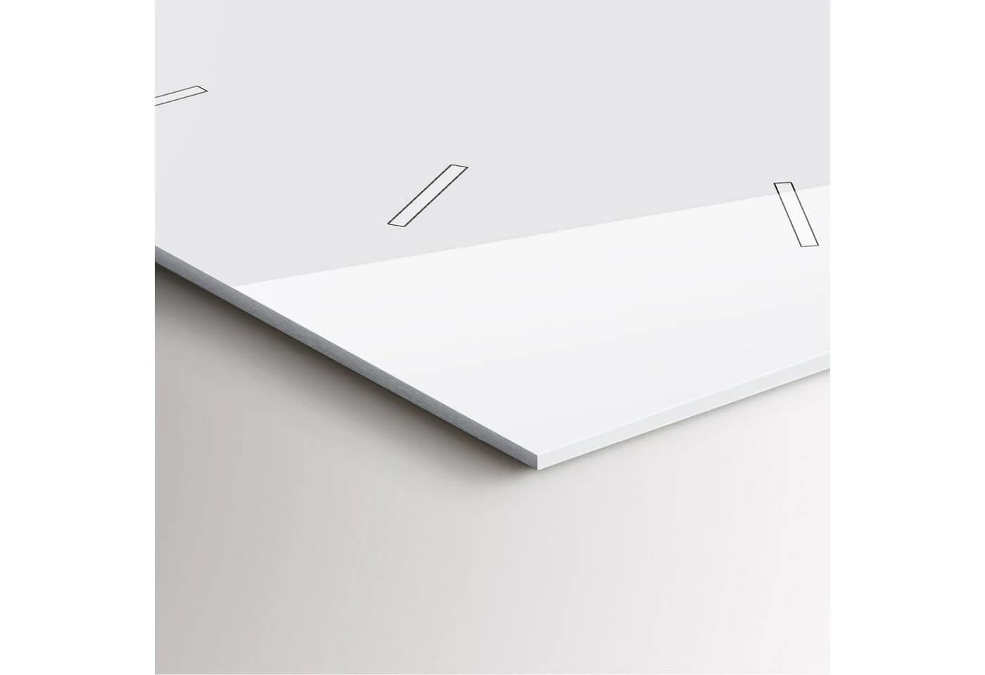 Tulup Glaswanduhr Modern 30x30cm Gehärtetes Glas Weiß - Bild 5