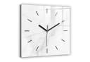 Tulup Wanduhr Modernes Glas Rechteckig Marmor-Optik Bild 2