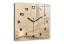 Tulup Wanduhr Rechteckige Glasuhr Abstrakte Helle Glamour-Uhr aus Gehärtetem Glas Bild 2