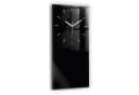Tulup Wanduhr Glas Rechteckig Schwarz 30x60 cm Bild 2