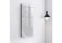 Tulup Rechteckige Wanduhr 30x60 cm aus Gehärtetem Glas Grau Bild 3