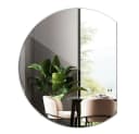 Tulup Badspiegel Halb-Rund Wanddeko Modern Glas Kosmetikspiegel Bild 2