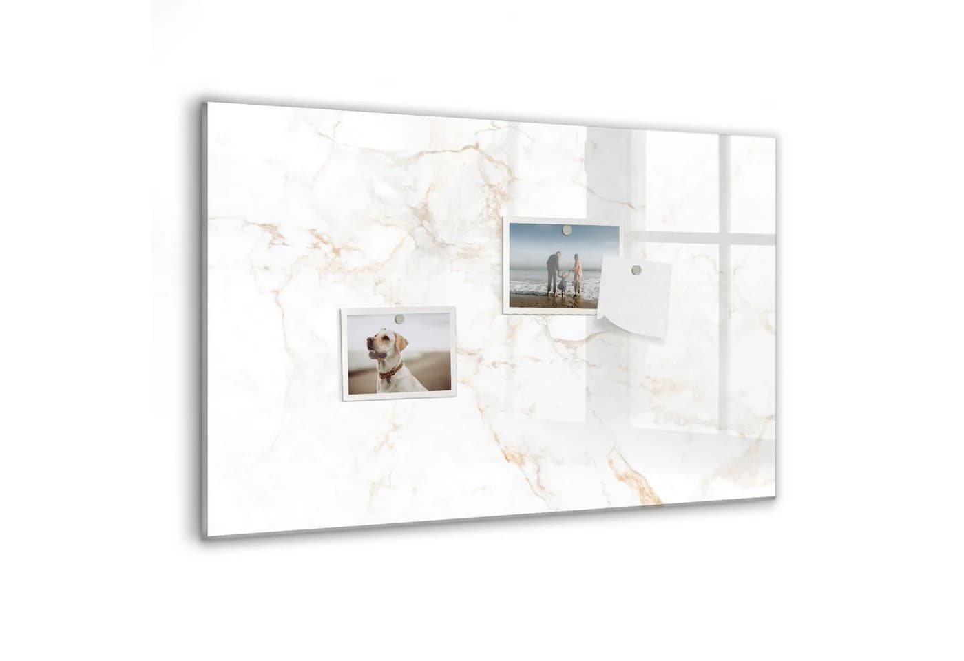Tulup Magnettafel Glas Notiztafel mit 5 Magneten - Bild 2