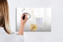 Tulup Magnettafel Glas Notiztafel mit 5 Magneten Bild 5