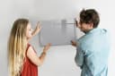 Tulup Magnettafel Notiztafel aus Gehärtetem Glas Grau Bild 3