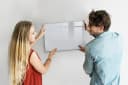 Tulup Magnettafel Notiztafel Gehärtetes Glas Weiß 5 Magnete Bild 3