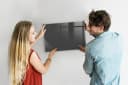 Tulup Magnettafel Glas-Notiztafel Grau mit Magneten Bild 3