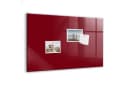 Tulup Magnettafel Glas-Notiztafel Memoboard Burgund mit Magneten Bild 2