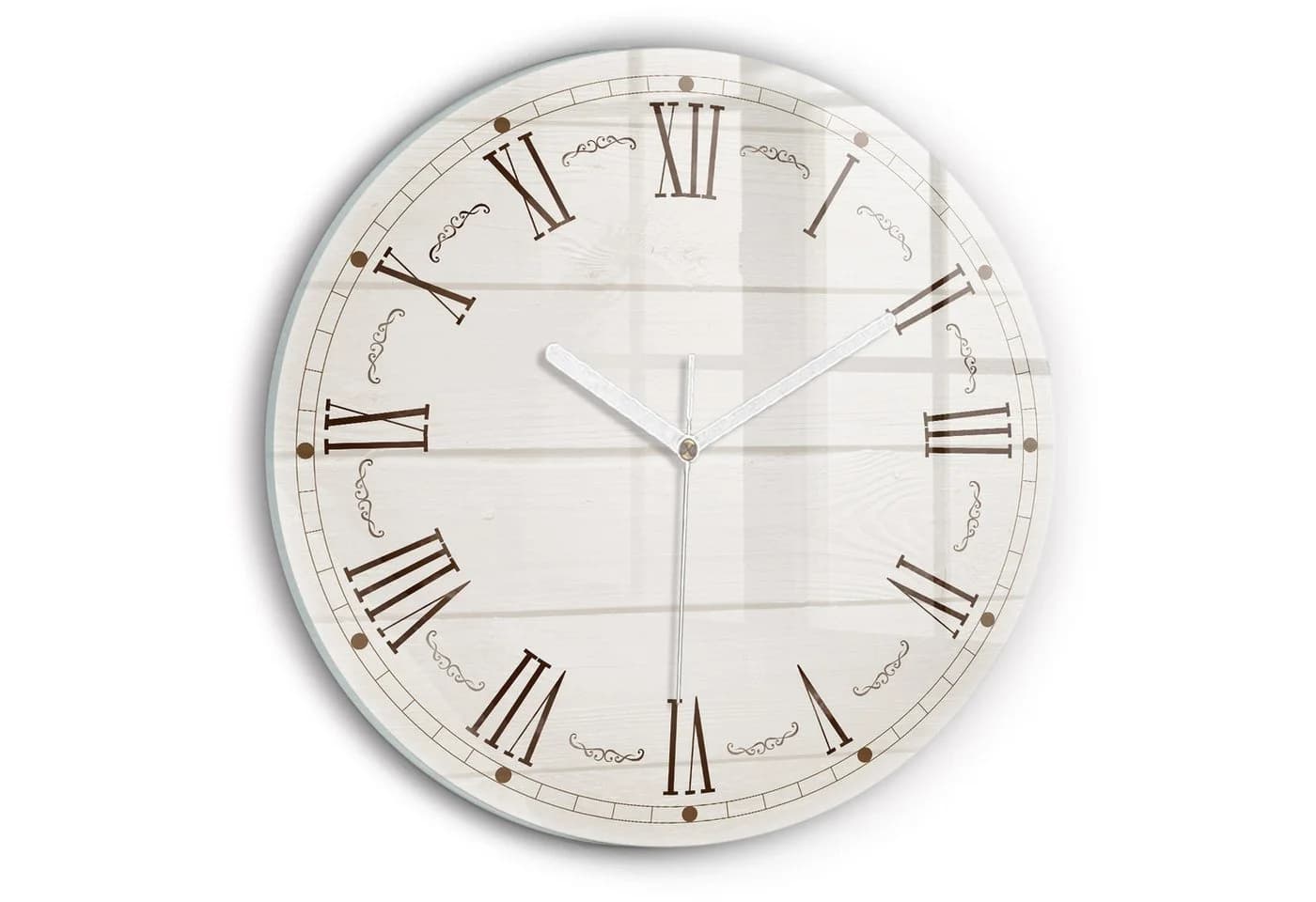 Tulup Wanduhr Glas Römische Ziffern - Bild 2