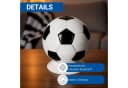 elasto Servierplatte Serveball 'Victory' Schwarz Fußball Couchbar Bild 1