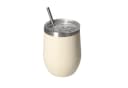 elasto Weinbecher 350 ml Vinova Edelstahl mit Strohhalm Bild 2