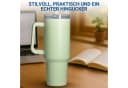 elasto Trinkbecher Edelstahl 1,2L isoliert grün mit Deckel Bild 5
