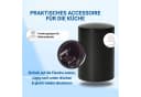 elasto Flaschenöffner 2er Set Kapselheber mit Push Up Funktion Schwarz Aluminium Bild 3