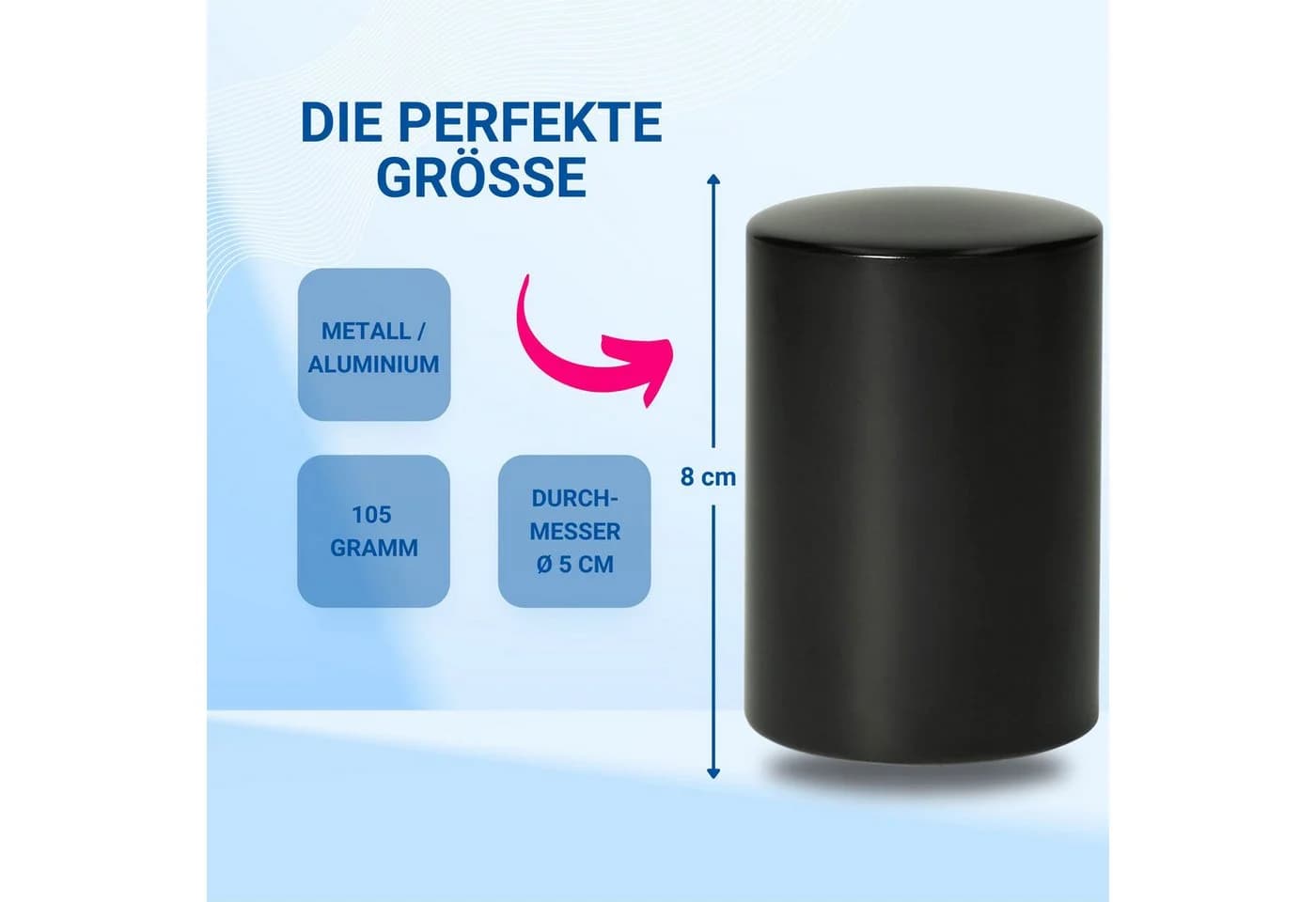elasto Flaschenöffner 2er Set Kapselheber mit Push Up Funktion Schwarz Aluminium - Bild 4