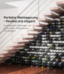 NOOK Weinregal Modulsystem Schwarz Erweitbar Bis 60 Flaschen Bild 1