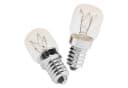 greate. Spezialleuchtmittel 2x E14 Backofenlampe 25W 300 Grad hitzebeständig Bild 2