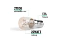 greate. Backofenlampe E14 25W hitzebeständig 4er Pack Bild 5