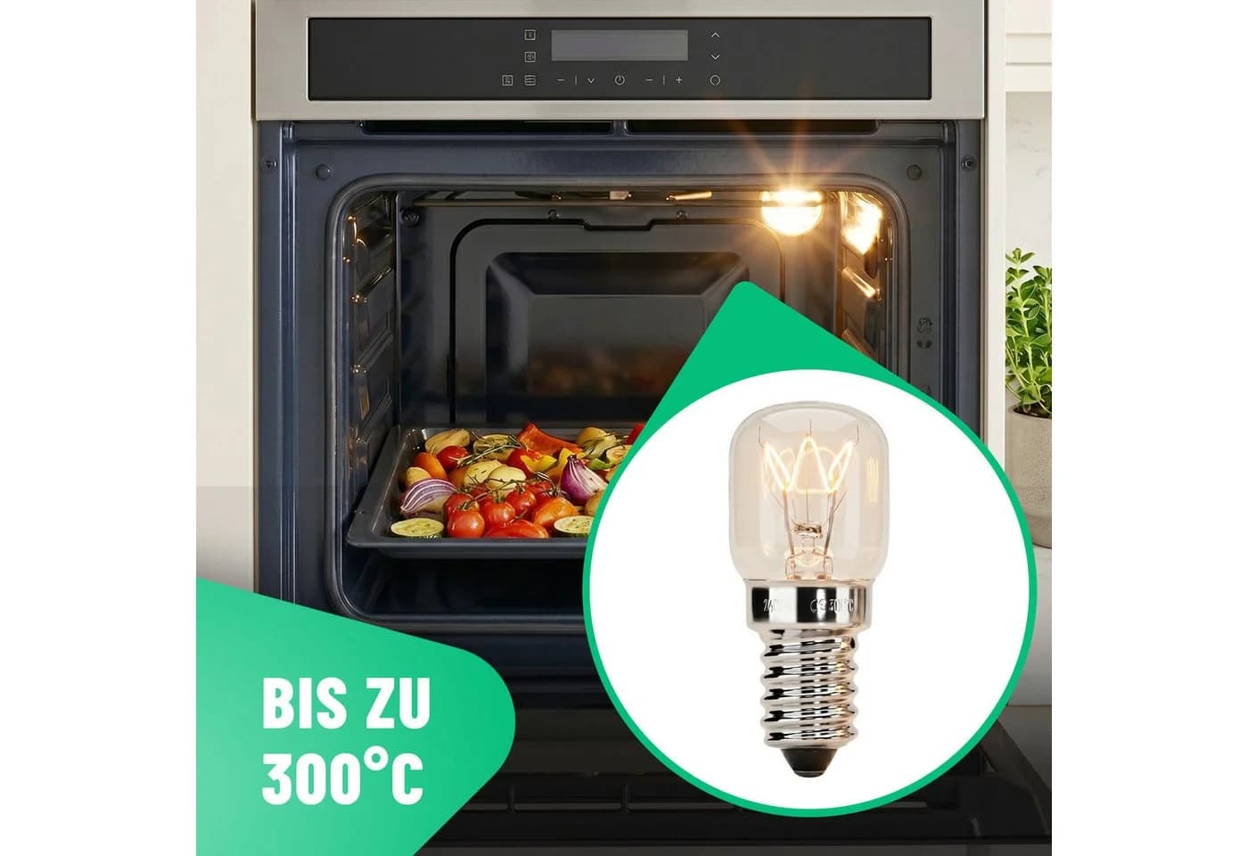 greate. Backofenlampe E14 40W 2er Pack hitzebeständig warmweiß