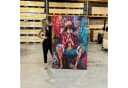 Artmazing Leinwandbild Ruffy Graffiti auf FSC Echtholz-Keilrahmen Bild 1