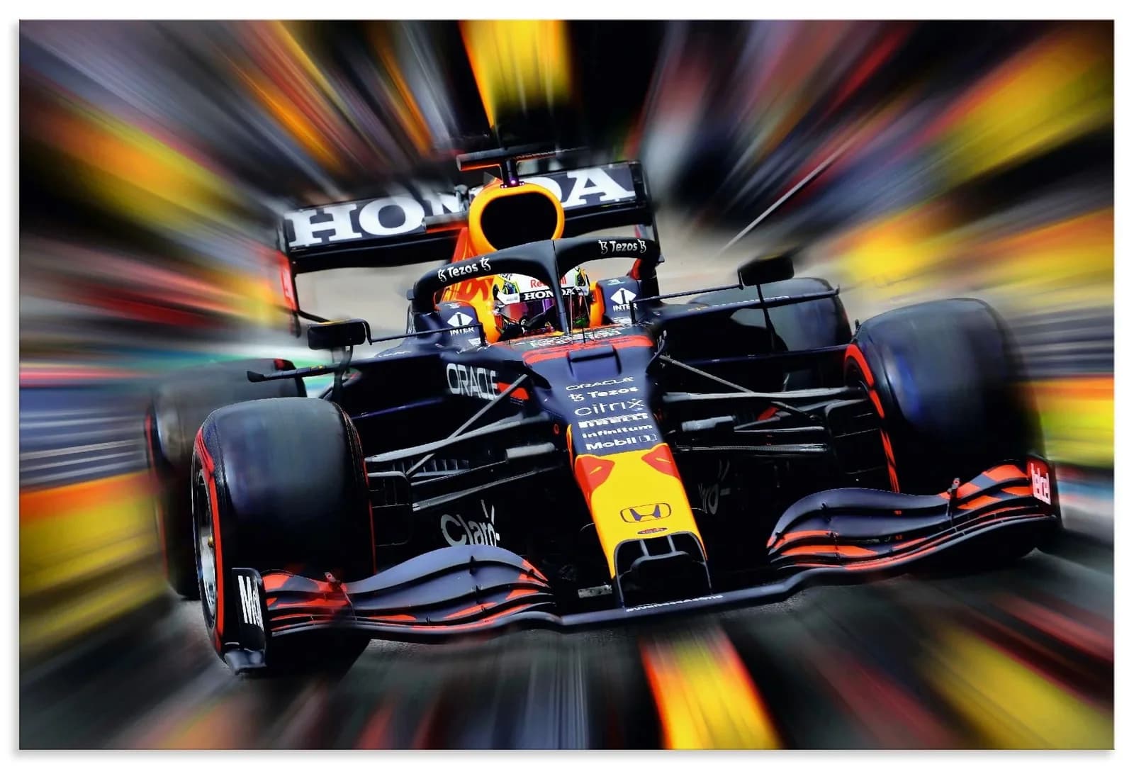 ARTLAND Wandbild Verstappen Funsport