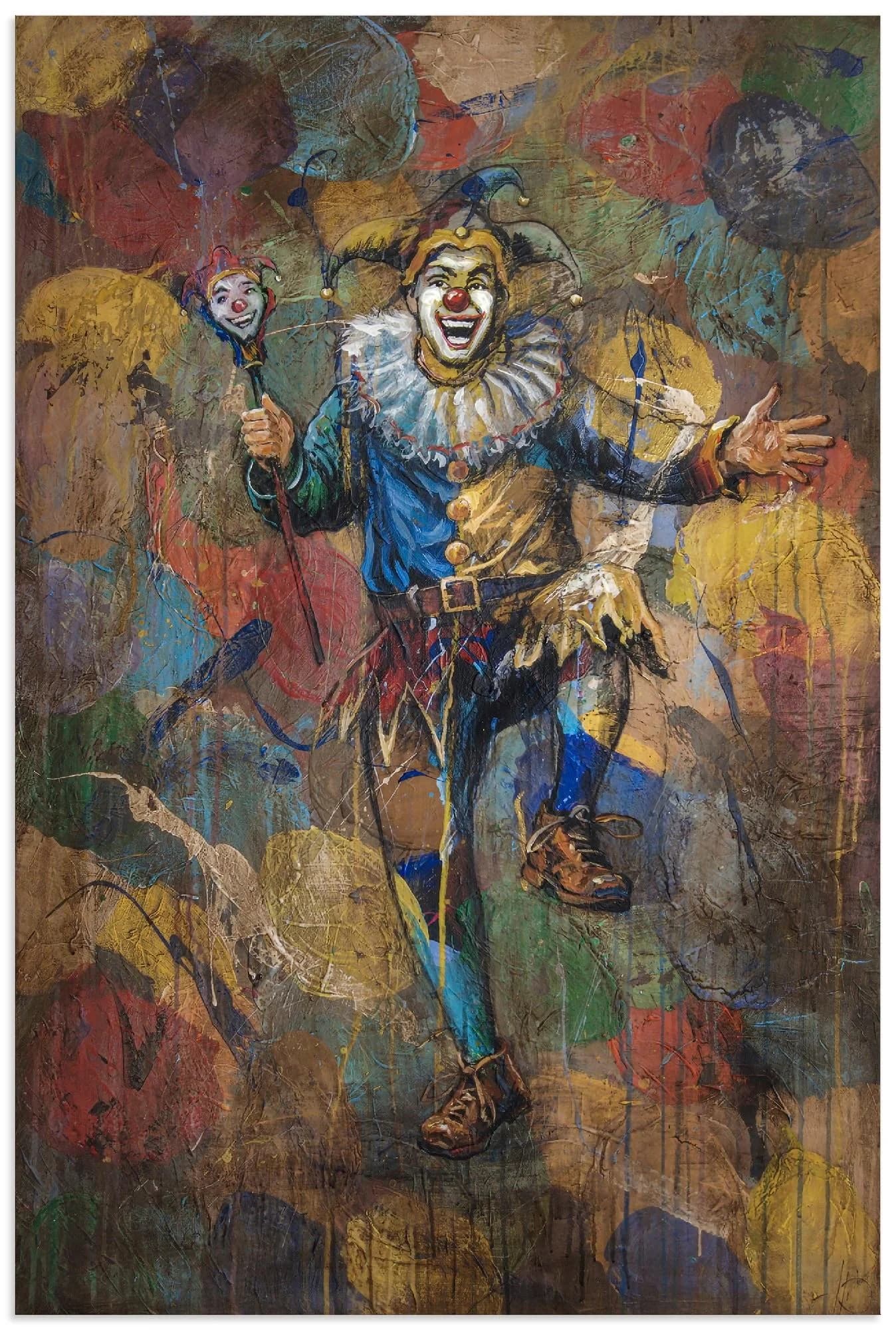 ARTLAND Wandbild "Die Einladung" Alu Dibond Farbig 60x90 cm