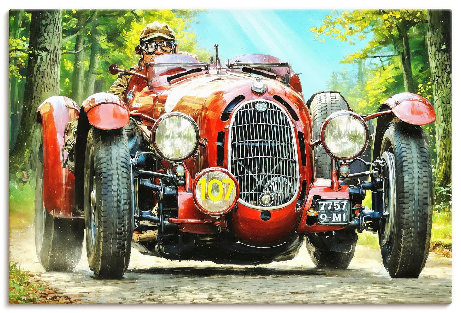Artland Wandbild Alfa Romeo 8C 2300 Monza Leinwand