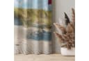 Bilderdepot24 Vorhang Samt Blau Leuchtturm Motiv blickdicht Bild 3